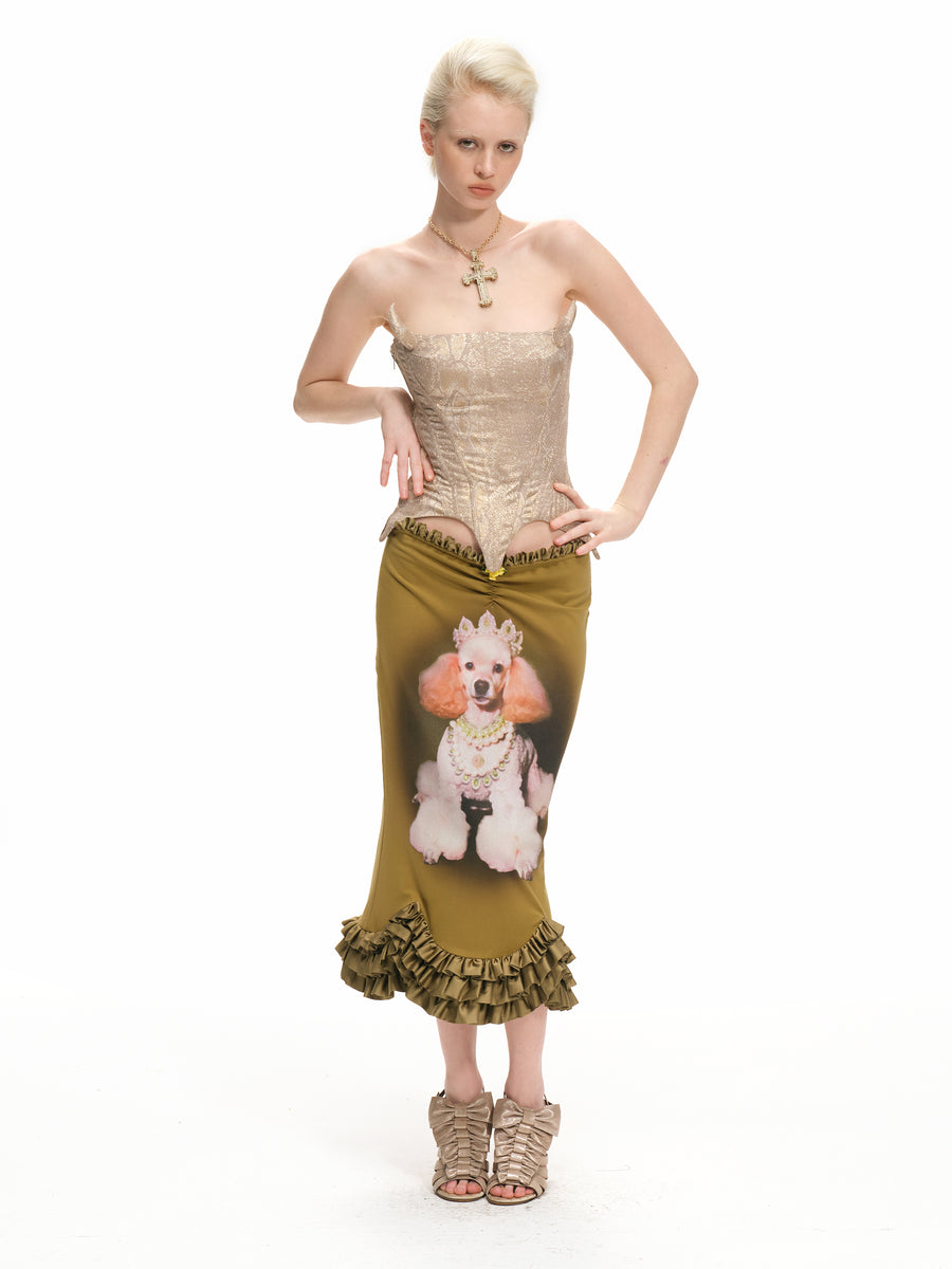 Green Gemstone Poodle Mermaid Skirt – Nφdress Green Gemstone Poodle Mermaid Skirt – Nφdress