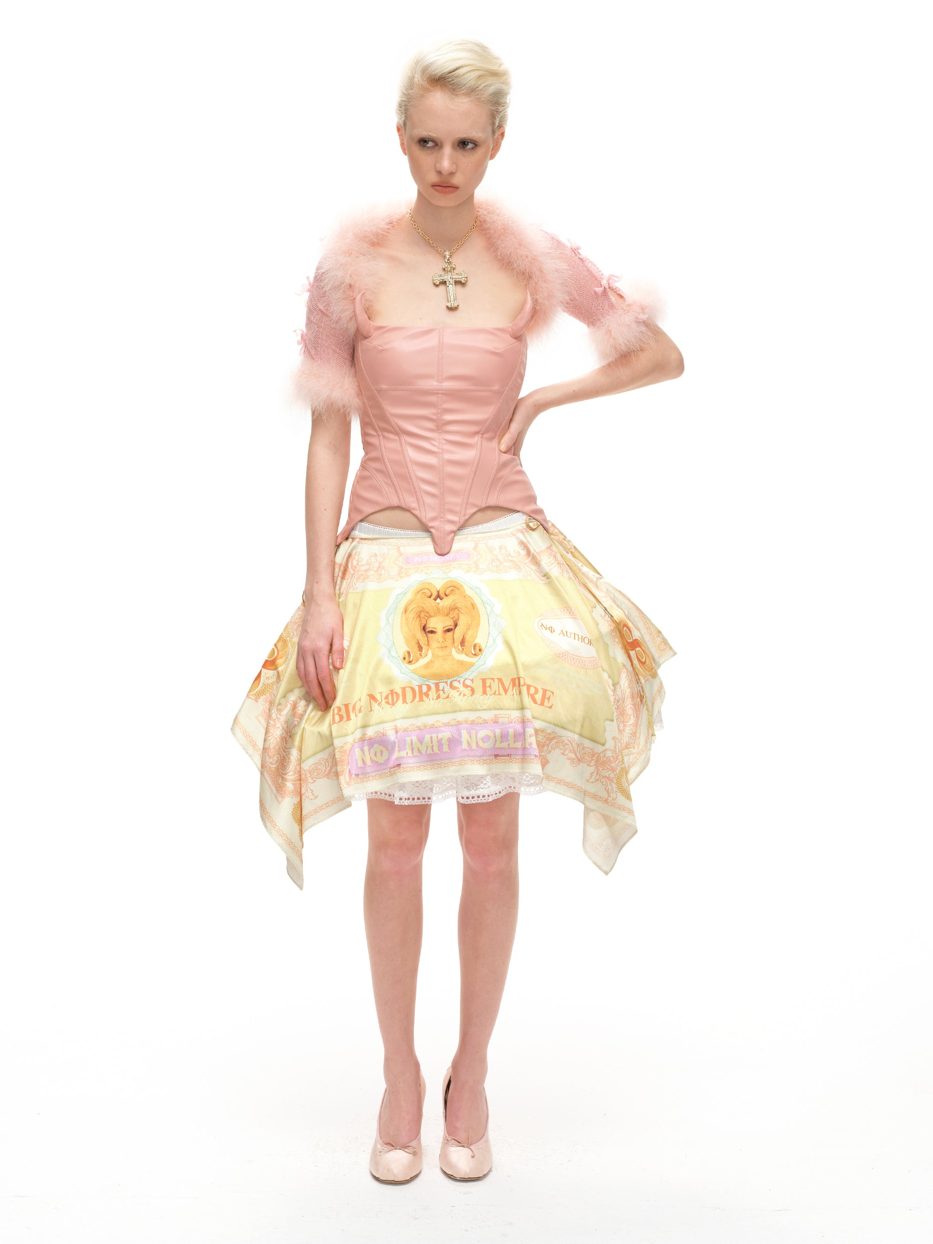 Pink Faux Leather Devil Horn Corset – Nφdress