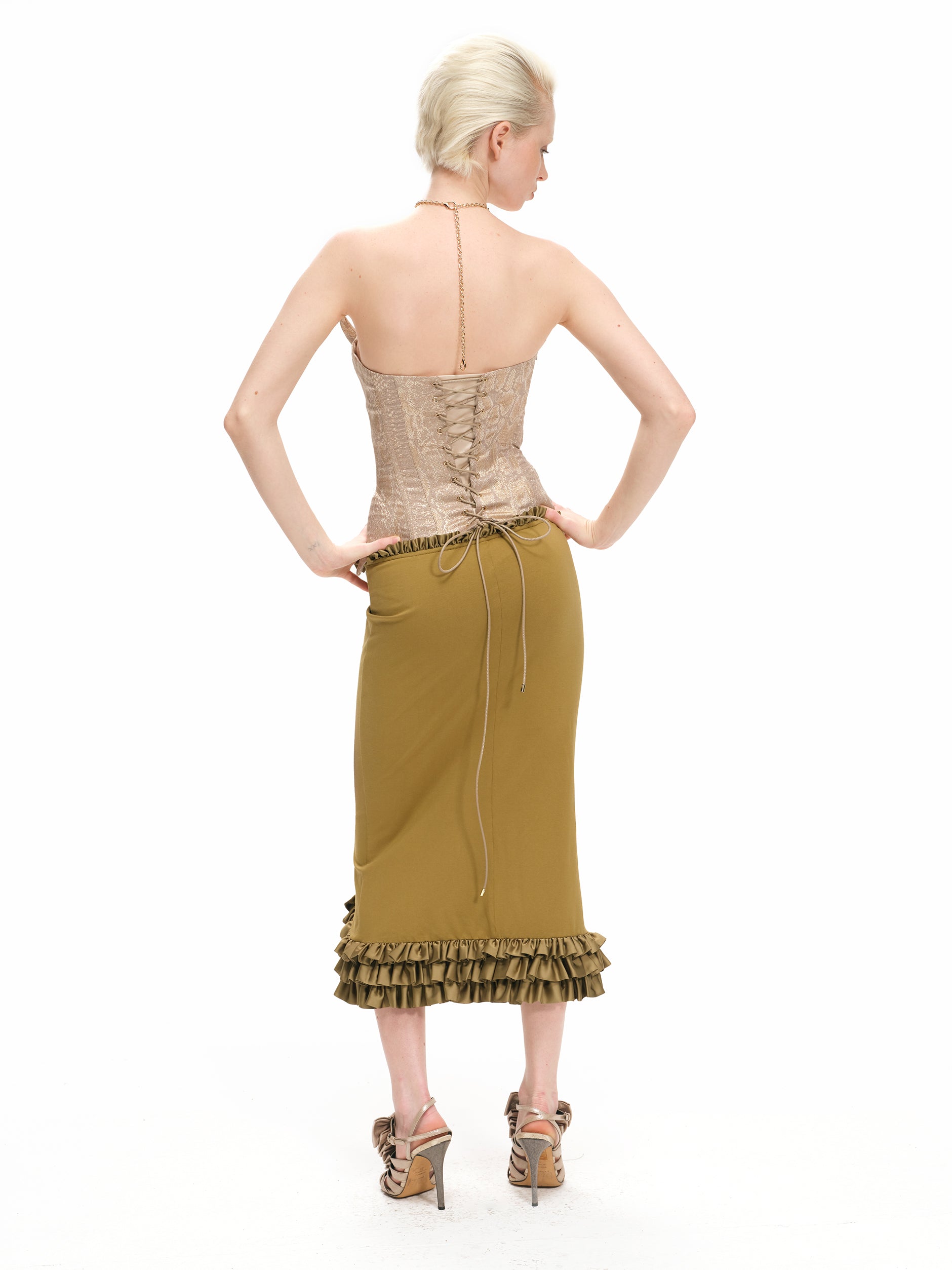 ミニスカート Green Gemstone Poodle Mermaid Skirt GEMSTONE POODLE MERMAID SKIRT / GREEN | GR8
