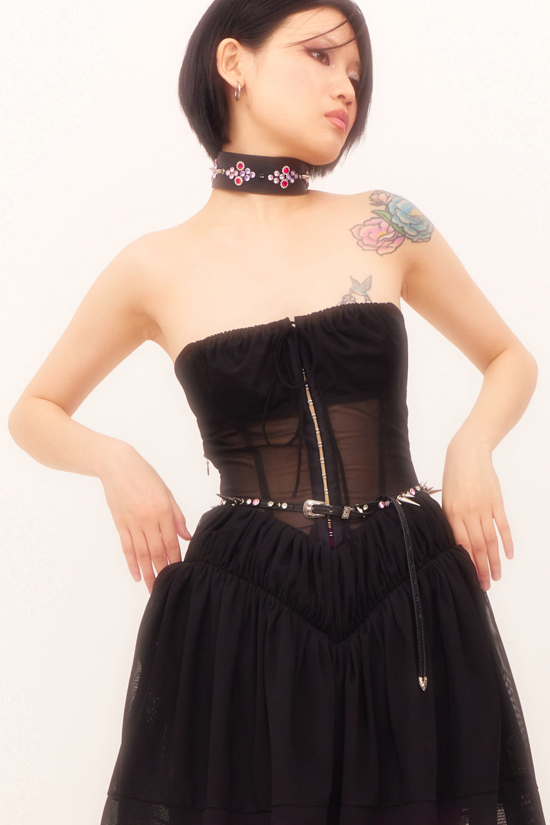 アクセサリーその他 Nodress Black Rhinestone Rivet Leather Chocker O1CN01z6lEj91Q3rdLZ41Uo__10584