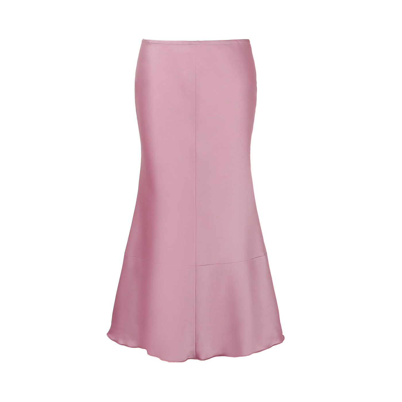 ミニスカート Nodress Baby Pink Satin Fishtail Skirt Nodress Baby Pink Satin Fishtail Skirt – Nφdress