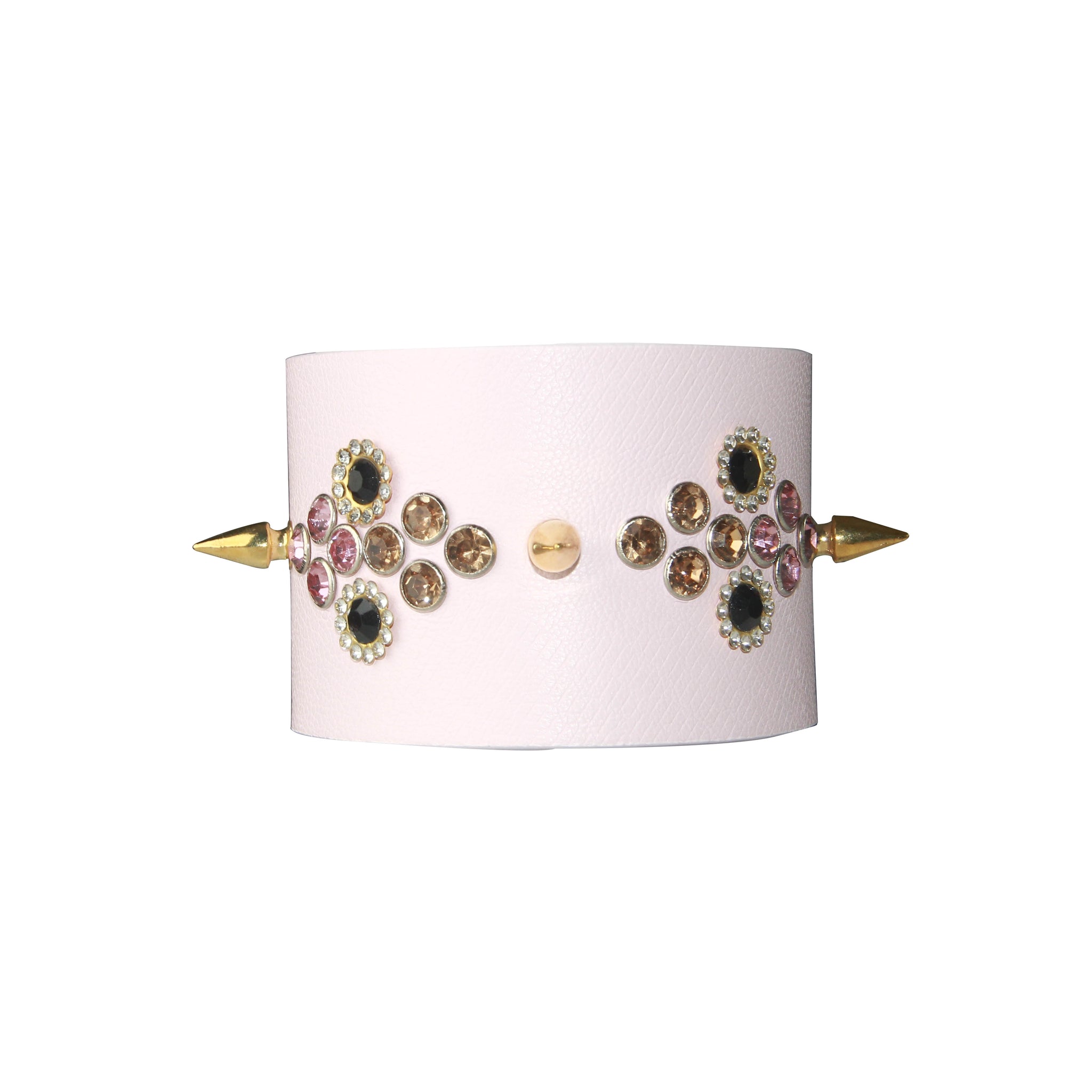 アクセサリーその他 Nodress White Rhinestone Rivet Leather Armlets O1CN01AI9sPn1Q3repbq6Cp__10584