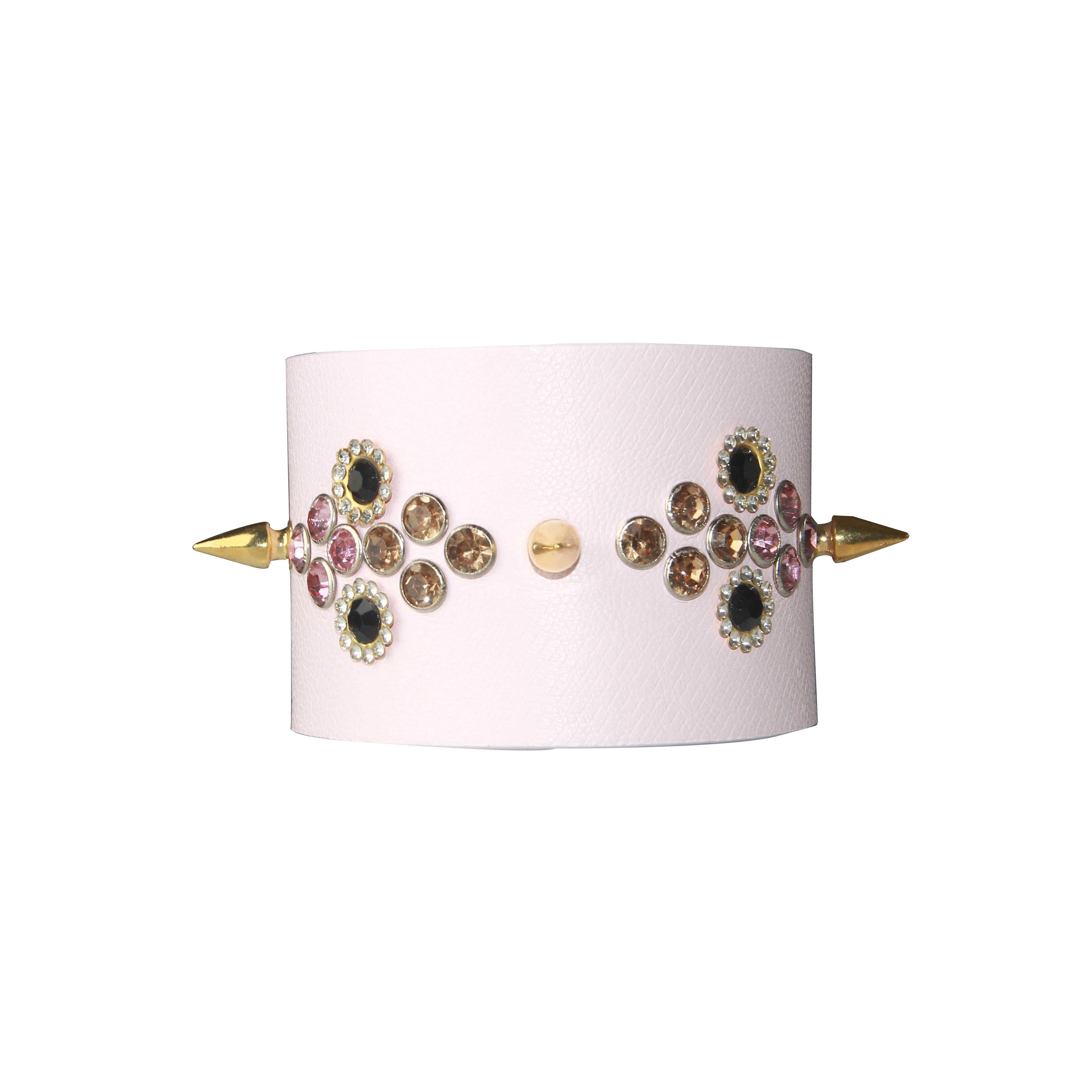 アクセサリーその他 Nodress White Rhinestone Rivet Leather Armlets O1CN01qWuZHh1Q3rdQNGNYu__10584